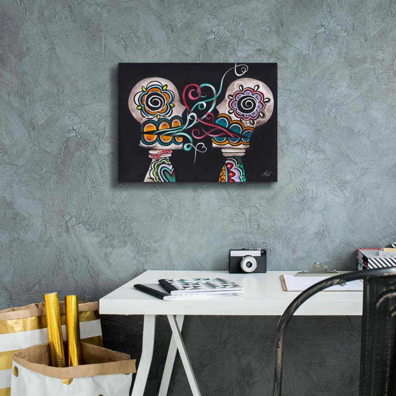 «You Are My Damation» par Abril Andrade, art mural sur toile, H 12 po x l 16 po x P 0,75 po