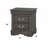 Dark Grey 2-Drawer Nightstand