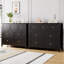 Commode 7 tiroirs en bois avec poignées en métal, commode minimaliste moderne pour chambre à coucher, salon-272571946