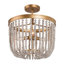 Plafonnier semi-encastré 3 lumières Boho Farmhouse