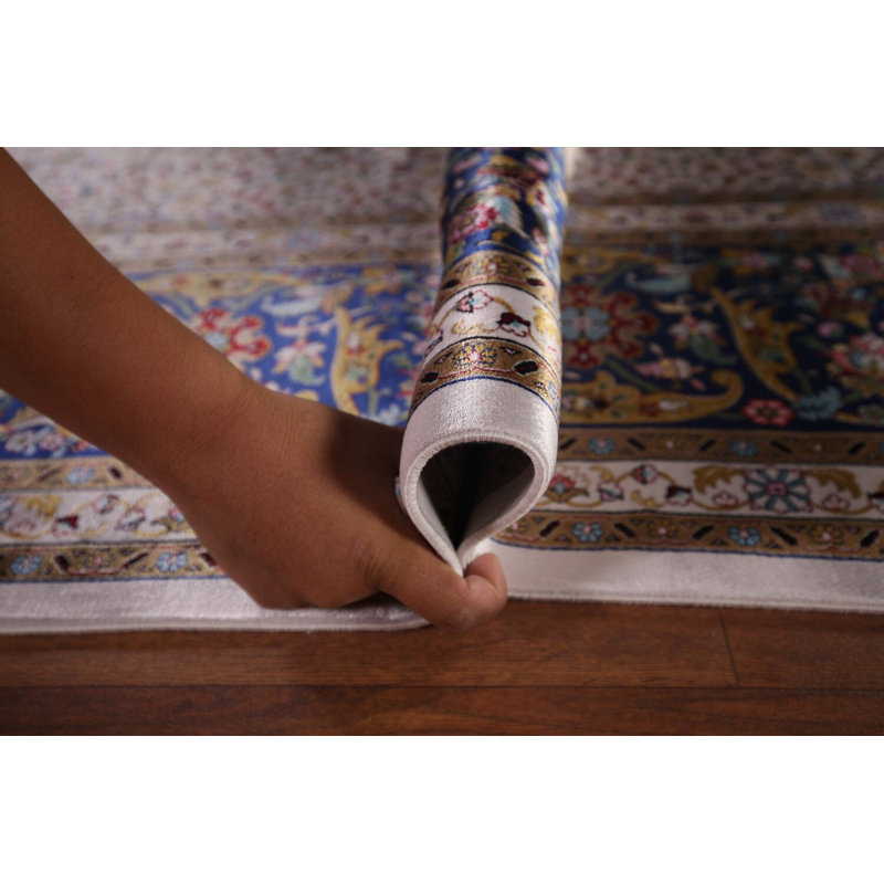 Tapis turc traditionnel en soie All-Over 10x13