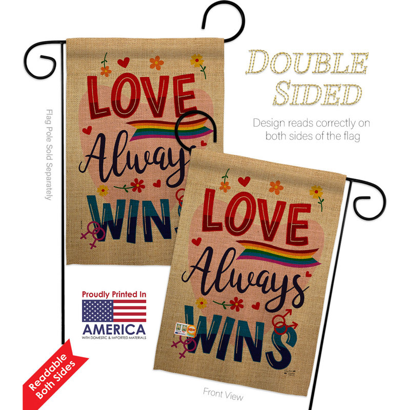 Double Sided 18.5 in. H x 13 in. W Polyester Kwanzaa Garden flag