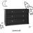 Crescent 6 Drawer Double Dresser-19300460