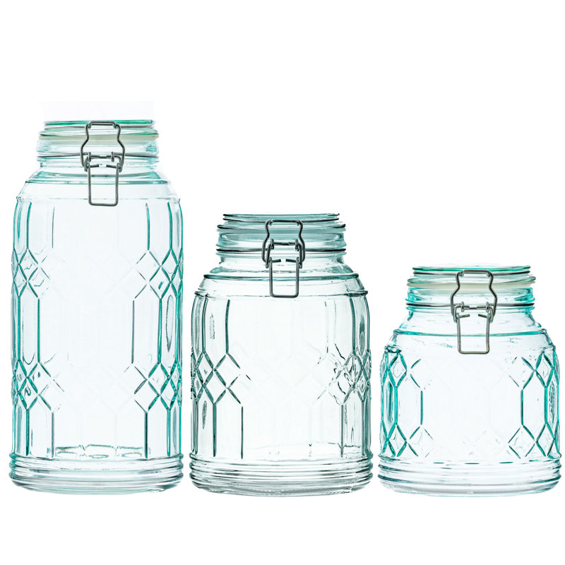 Ensemble de 10 contenants en verre gradué 10 Strawberry Street Bleeker, vert, Vert