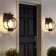 Joelle Black 1 - Bulb 11.8'' H Glass Outdoor Wall Lantern with Dusk to Dawn