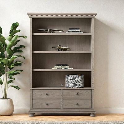 American Retro Solid Wood Display Cabinet