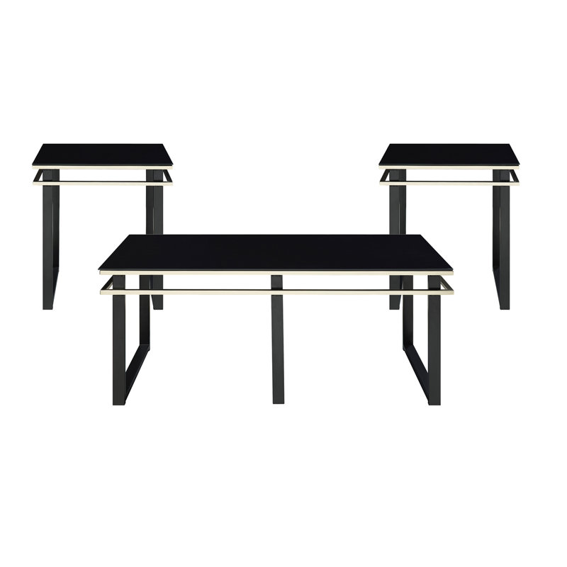 Ensemble de tables basses et tables de bout de 3 pièces