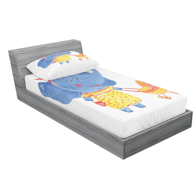 Microfiber Sheet Set, Twin XL Sheet Set with Fitted Sheet