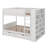 Full Over Full Bunk Bed With Drawers And Cabinet-1647282490