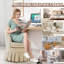 Fauteuil Mid-Century, fauteuil de maquillage confortable-162885228