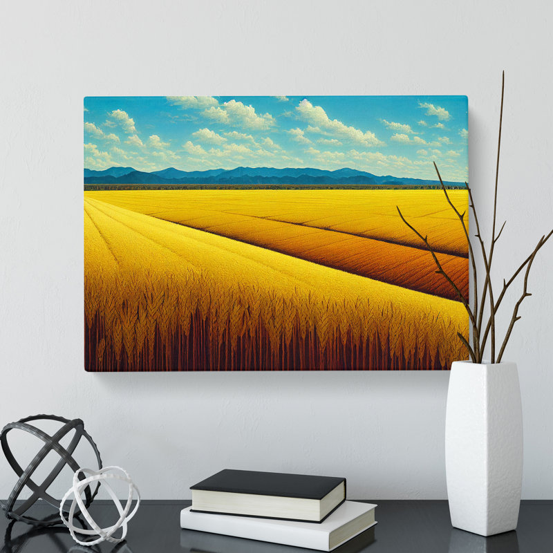 Luscious Wheat Field - Wrapped Canvas, 50cm H x 76cm W x 3cm D
