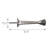Rigid Cast Door Steel Baseboard Stop-23032608-98988331