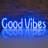 20" Good Vibes Neon Sign