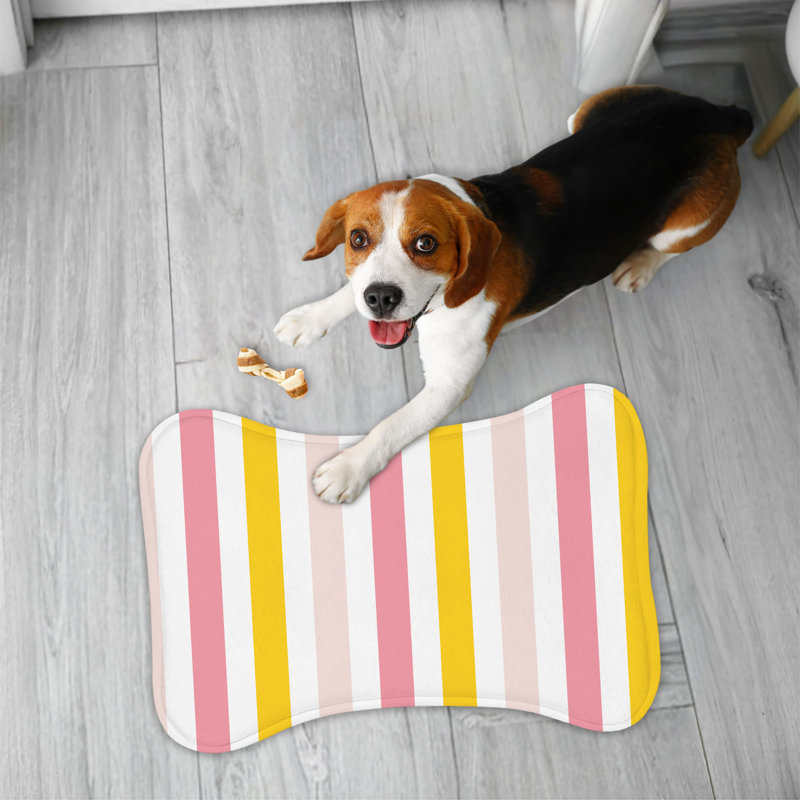 Tapis d'alimentation en os 1 pièce Rosy, Petit (14 po)