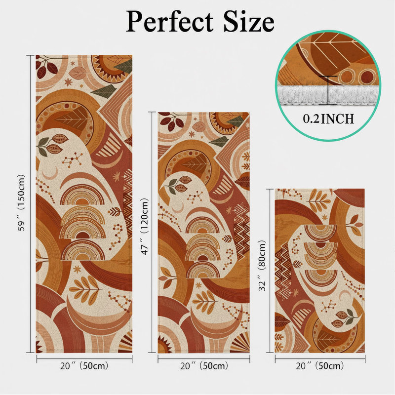 Tapis de cuisine Rustic Swirls