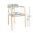 Saito 19'' H Upholstered Armchair-379133342