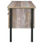 Weathered Oak 4-Drawer Office Desk