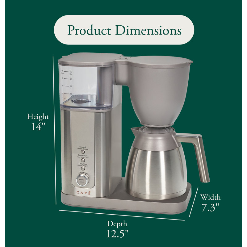 CAFÉ Specialty Drip Coffee Maker, Stainless Steel