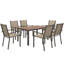 Steel Patio Dining Set Table,