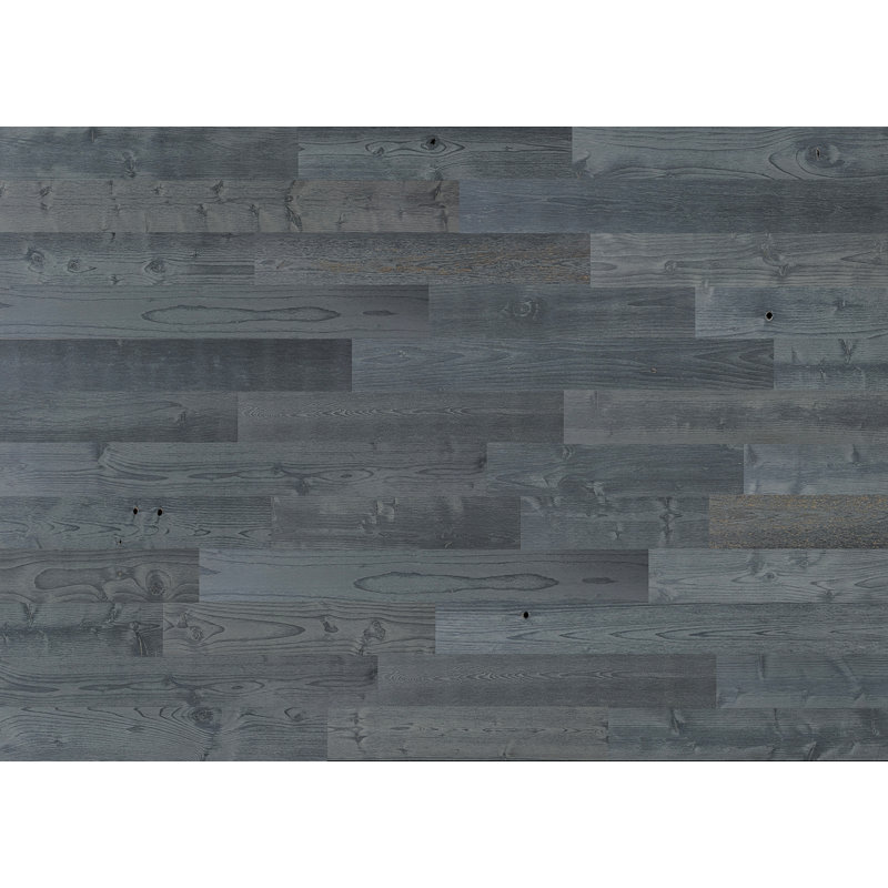 Timberchic River Reclaimed Wooden Wall planks - Simple Peel & Stick Wall Covering Application for DIY Accent Wall & Home Improvement - Modern, Premium Wall Paneling, 5" Wide