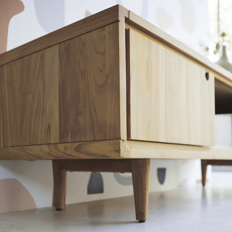 Jonàk TV Stand, Teak