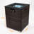 Wicker Fire Pit With Glass Wind Guard