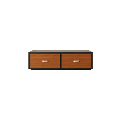 Table basse en bois avec fond fermé