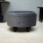 Stylish Callan 40cm Velvet Oval Ottoman – Luxurious Solid Colour Footstool for Office, Living Room & Bedroom Décor-36297241