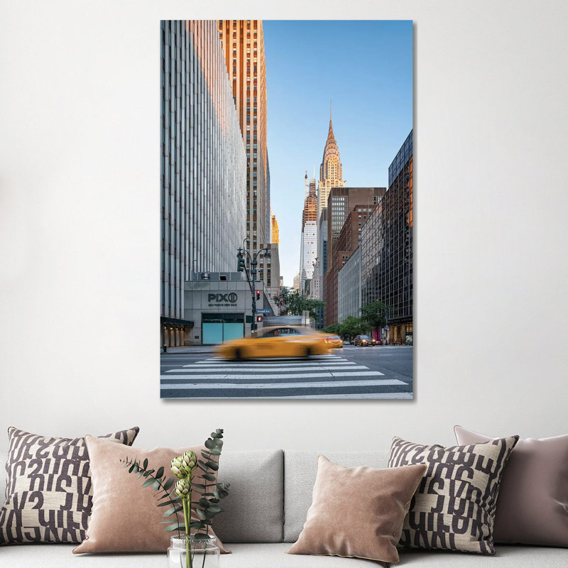Chrysler Building At Sunrise, Midtown Manhattan by Jan Becke - Wrapped Canvas Print, 152.5 cm H x 101.5 cm W