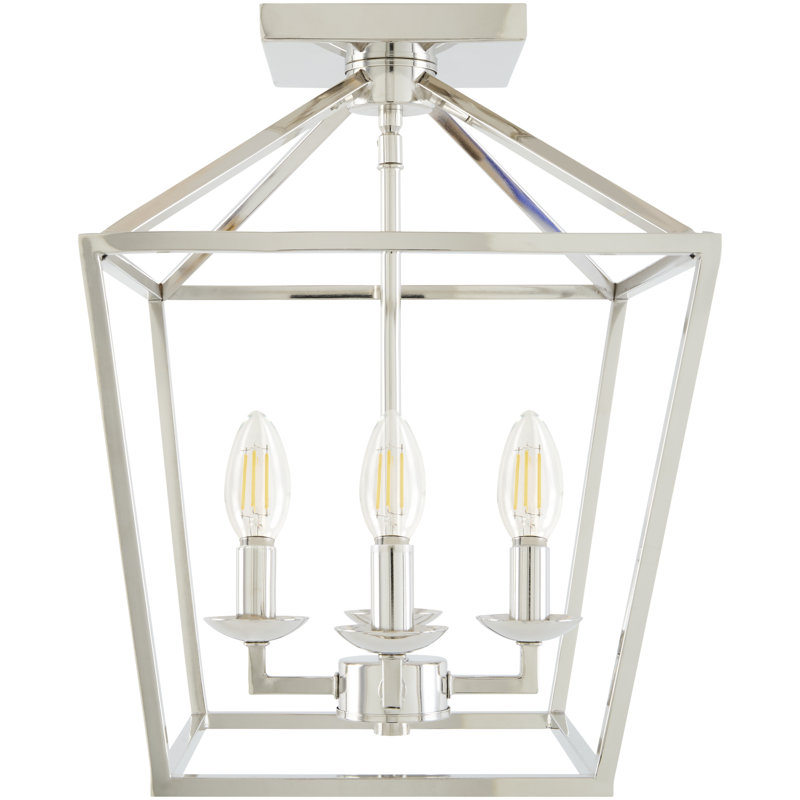 Poirier Chandelier, Silver