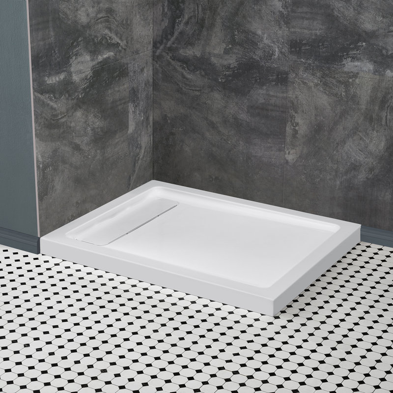 Ensemble de baignoire et douche rectangulaire 48 po x 32 po x 4 po et base inclus