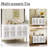 48" Sideboard Buffet Cabinet Hollow-Carved Doors, Modern Storage Credenza with 4 Doors, Accent Cabinet for Living Room, Dining Room, Kitchen-1334601709