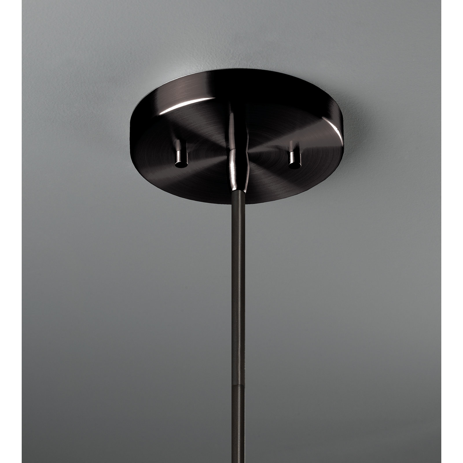Colgate Single Light Ceramic Dimmable Pendant, Antique Copper, Matte Black
