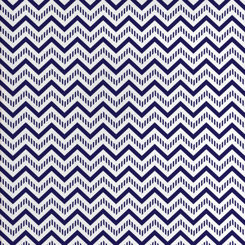 Tissu de zag zig, H 36 po x l 58 po x P 1 po
