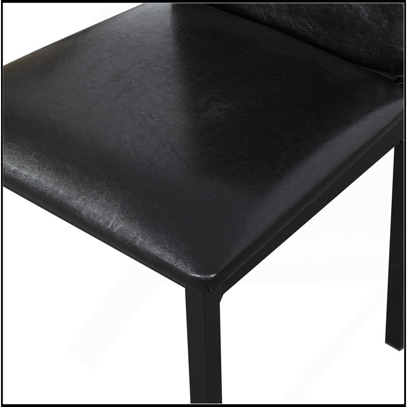 4-Piece Metal Frame Dining Seats