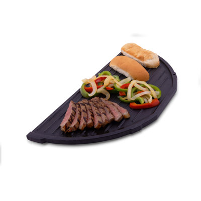 Keg Cast Iron Half-Round Griddle