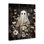 Art mural sur toile Bookish Ghost & Flowers, design par Jo Moulton