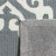 Tapis gris / ivoire crocheté à la main Ez Care-17944899