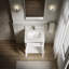 Ensemble de meuble-lavabo simple Hadron-88685773-88685774-124966456