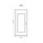 Porte d'entrée pré-suspendue blanc / blanc-119849855-119849857