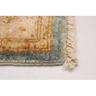 Tapis unique en laine nouvel âge 4 pi 2 po x 6 pi 6 po Arabela