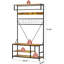 Arbre d'entrée 5 en 1 avec banc, banc et rangement pour chaussures-129908396