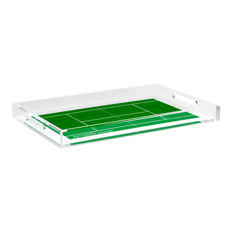 Decorative Tray, 2" H x 22.5" W x 14.5" D