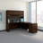 Series C 3 Piece Computer Desk Office Set with Hutch