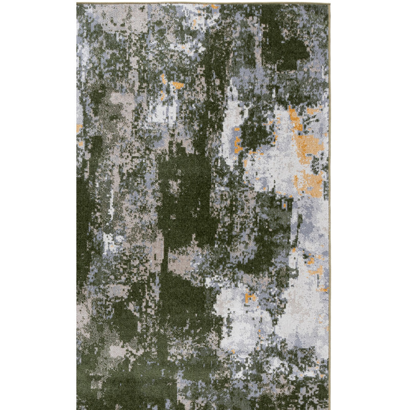 Tapis abstrait lavable à la machine Bayside 128 Performance, Rectangle 5 pi 3 po x 7 pi 6 po