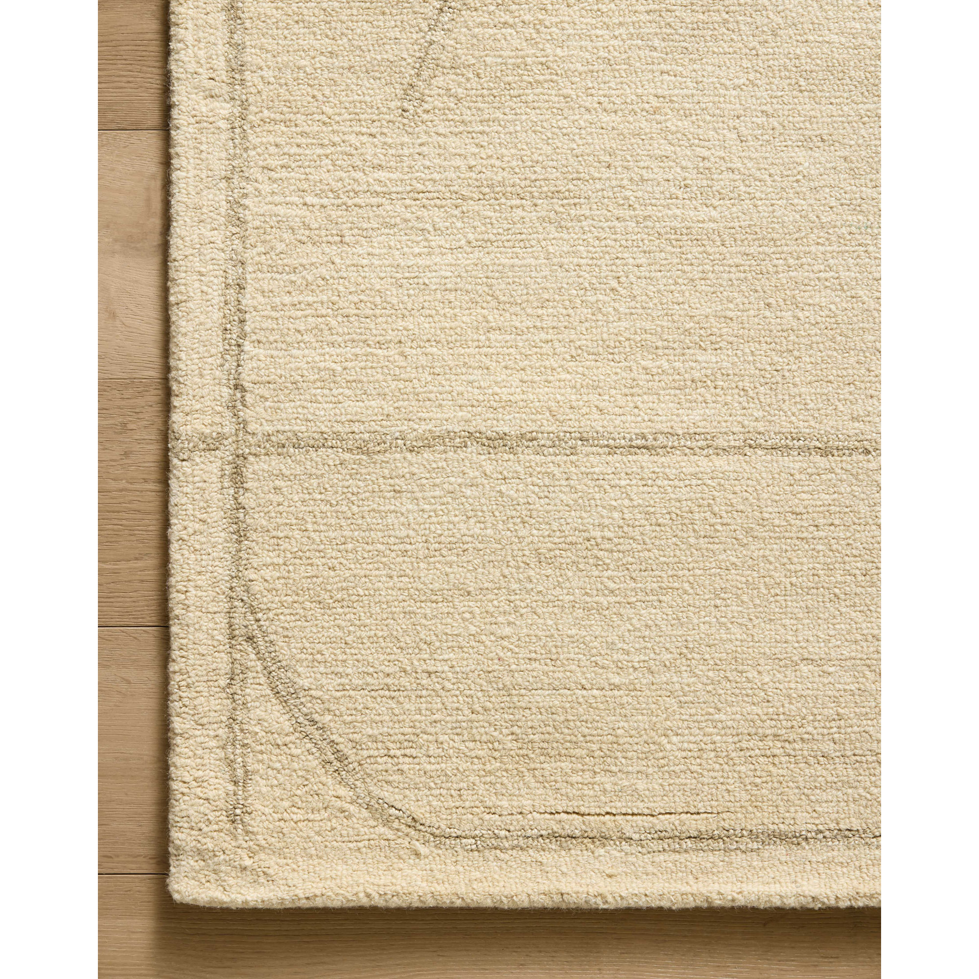 Jeremiah Brent x Loloi Barrow Ivory / Taupe Area Rug, Rectangle 5' x 7'6"