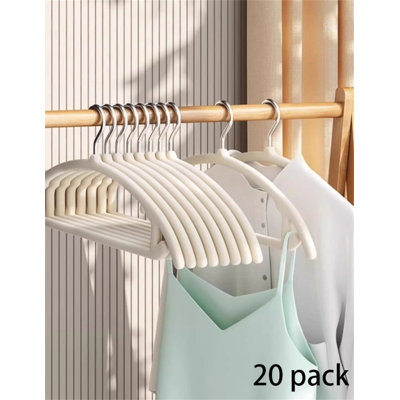 Velvet Flocked Clothes Hangers