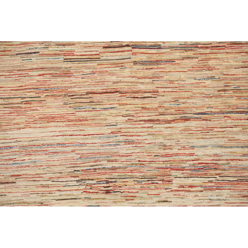 Tapis oriental en laine Gabbeh Kashkoli noué à la main 4 pi 4 po x 4 pi 8 po
