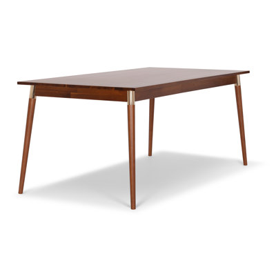 Table de salle à manger en bois massif 71 po Dakota