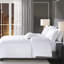 Édredon en coton à densité de tissage 500 fils double / grand, brodé de luxe, housse de couette amovible avec fermeture à glissière et bourre de duvet synthétique 500Tc, insert élégant, expérience de sommeil apaisante-122450150